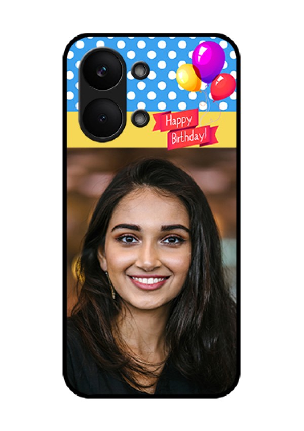 Poco X8 Pro Max 5G Custom Glass Phone Case - Happy Birthday Design