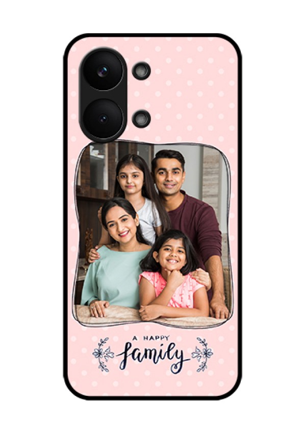 Poco X8 Pro Max 5G Custom Glass Phone Case - Family With Dots Design
