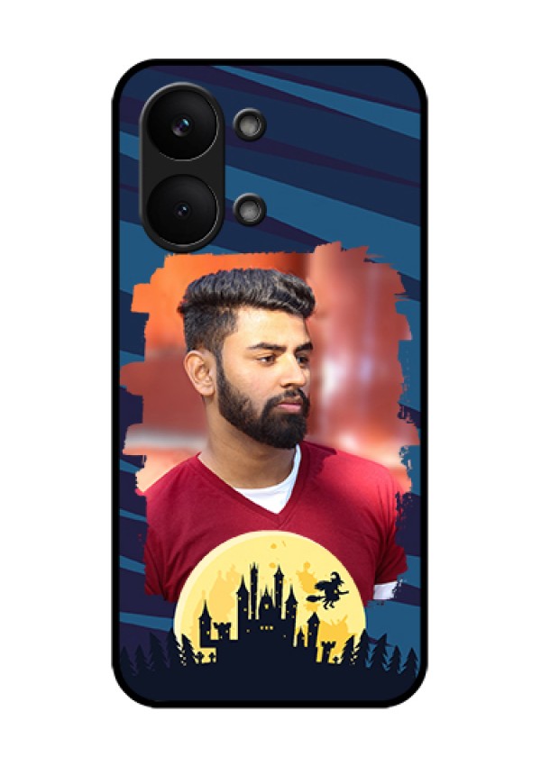 Poco X8 Pro Max 5G Custom Glass Phone Case - Halloween Witch Design