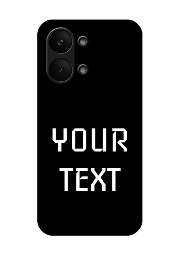 Poco X8 Pro Max 5G Custom Glass Phone Case - Your Name Design