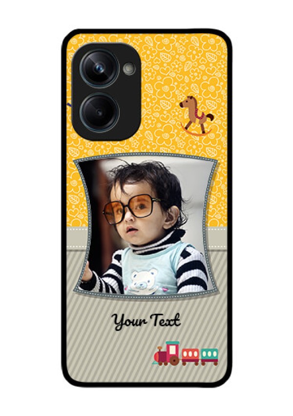 Realme 10 Pro 5G Personalized Glass Phone Case - Baby Picture Upload Design