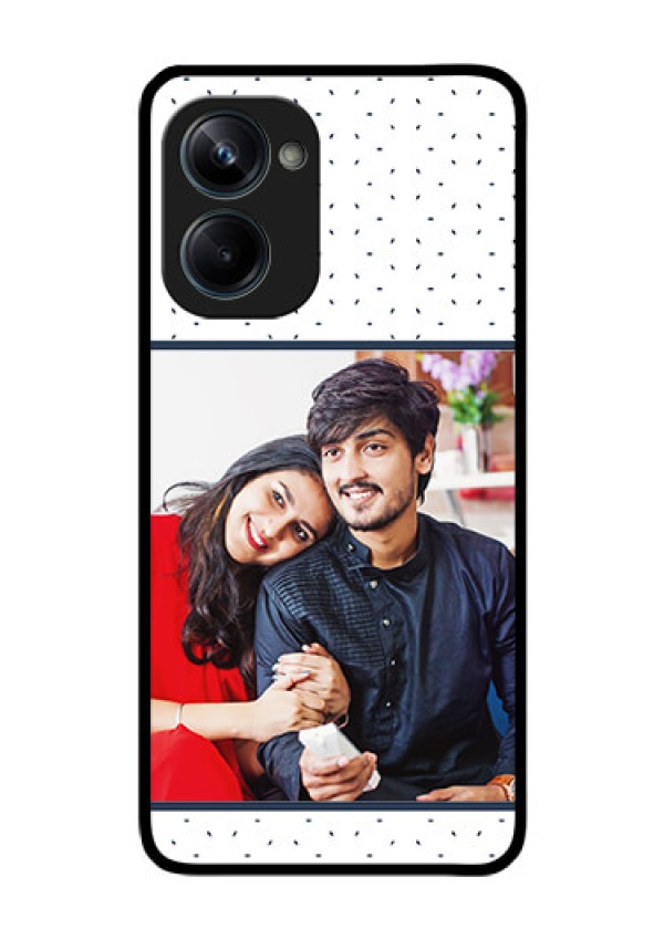 Realme 10 Pro 5G Personalized Glass Phone Case - Premium Dot Design