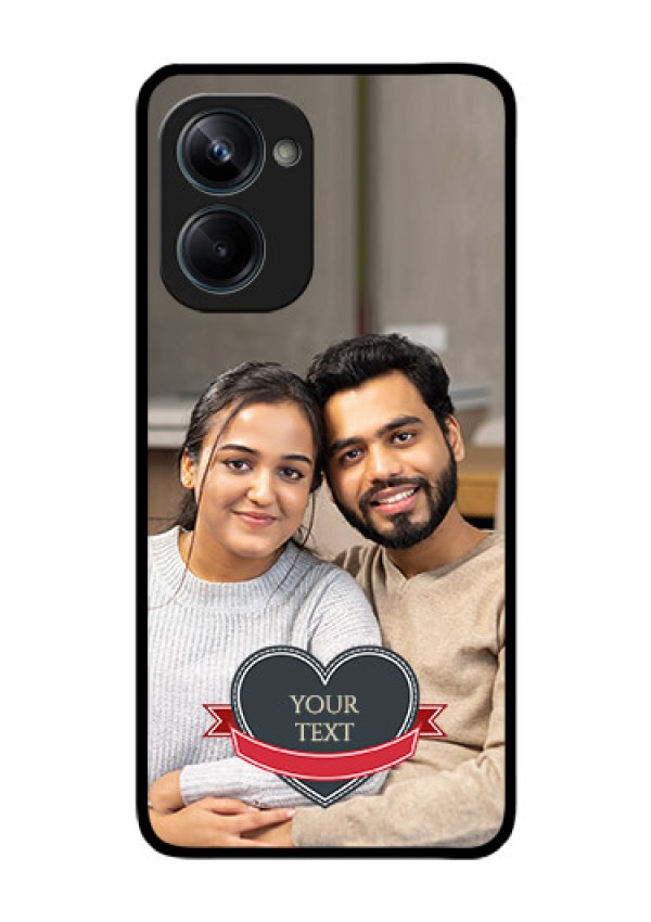Realme 10 Pro 5G Custom Glass Phone Case - Just Married Couple Design