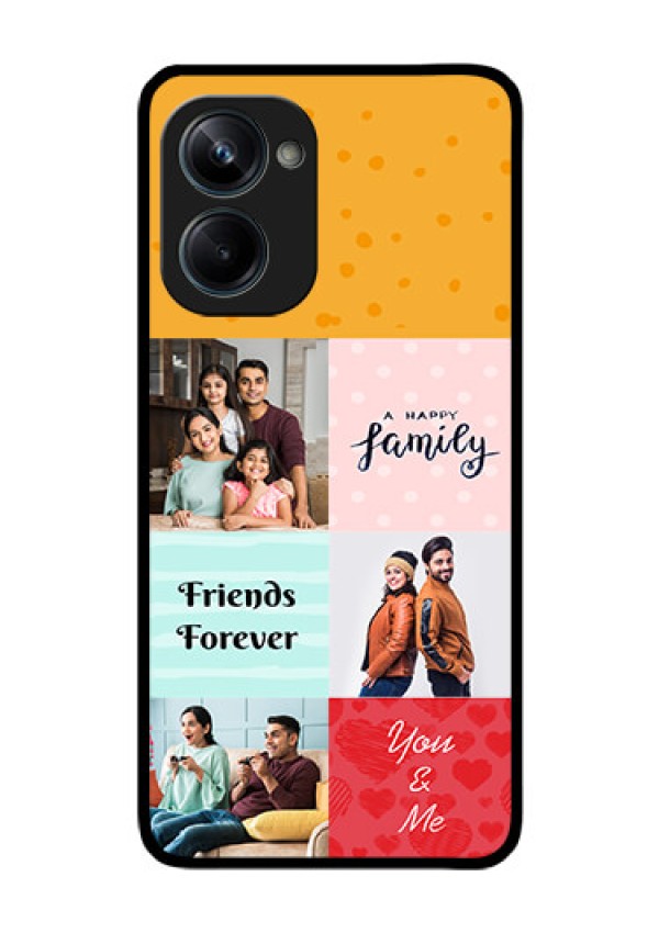 Realme 10 Pro 5G Personalized Glass Phone Case - Images with Quotes Design