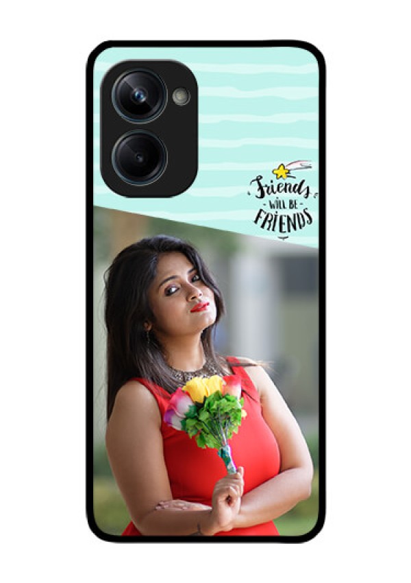 Realme 10 Pro 5G Custom Glass Phone Case - Friends Picture Icon Design