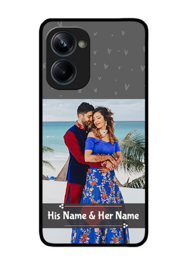Realme 10 Pro 5G Custom Glass Mobile Case - Buy Love Design with Photo Online