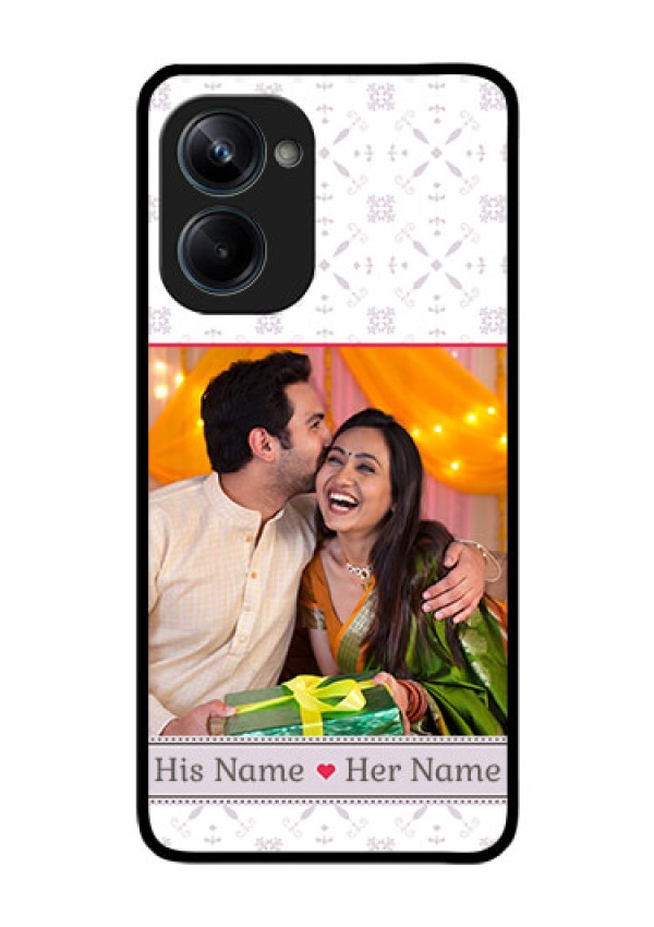 Realme 10 Pro 5G Custom Glass Mobile Case - with Photo and Ethnic Design