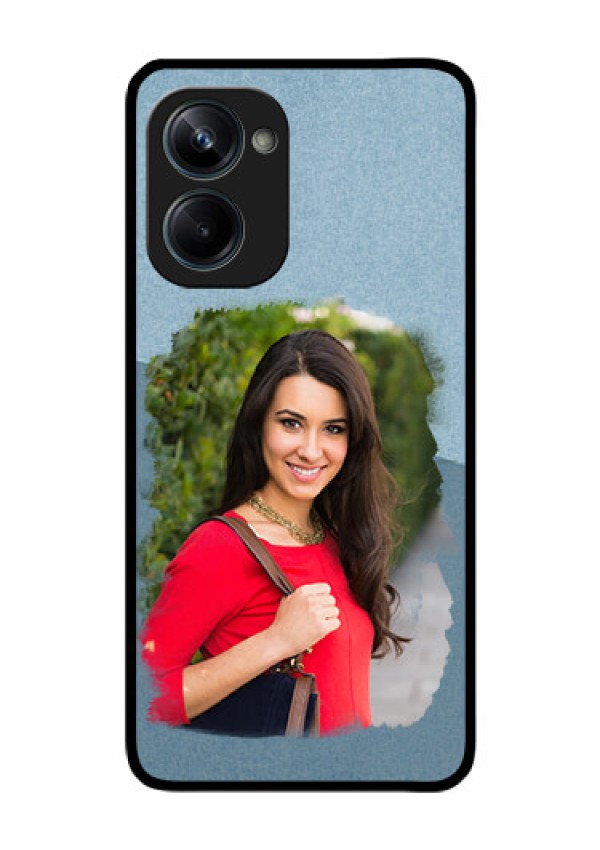 Realme 10 Pro 5G Custom Glass Mobile Case - Grunge Line Art Design
