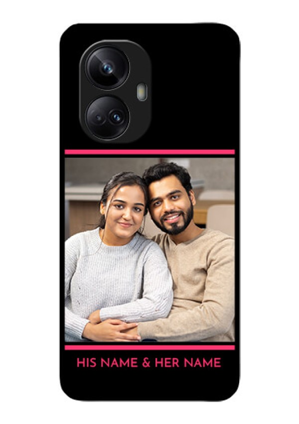 Realme 10 Pro Plus 5G Custom Glass Mobile Case - with Add Text Design