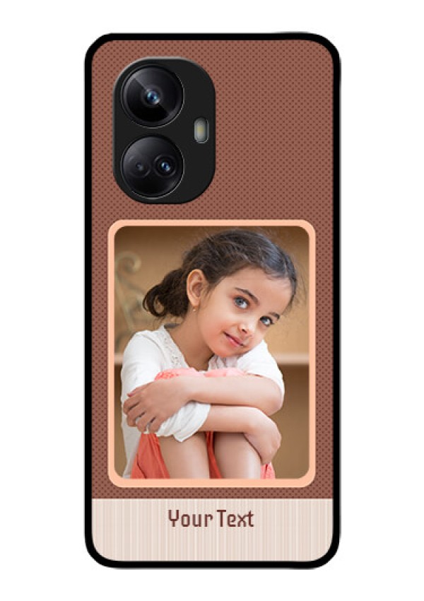 Realme 10 Pro Plus 5G Custom Glass Phone Case - Simple Pic Upload Design