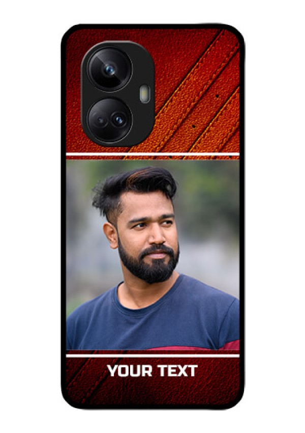 Realme 10 Pro Plus 5G Personalized Glass Phone Case - Leather Phone Case Design