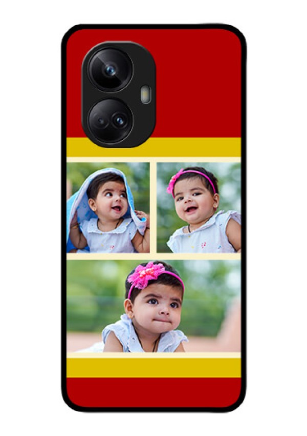 Realme 10 Pro Plus 5G Custom Glass Mobile Case - Multiple Pic Upload Design