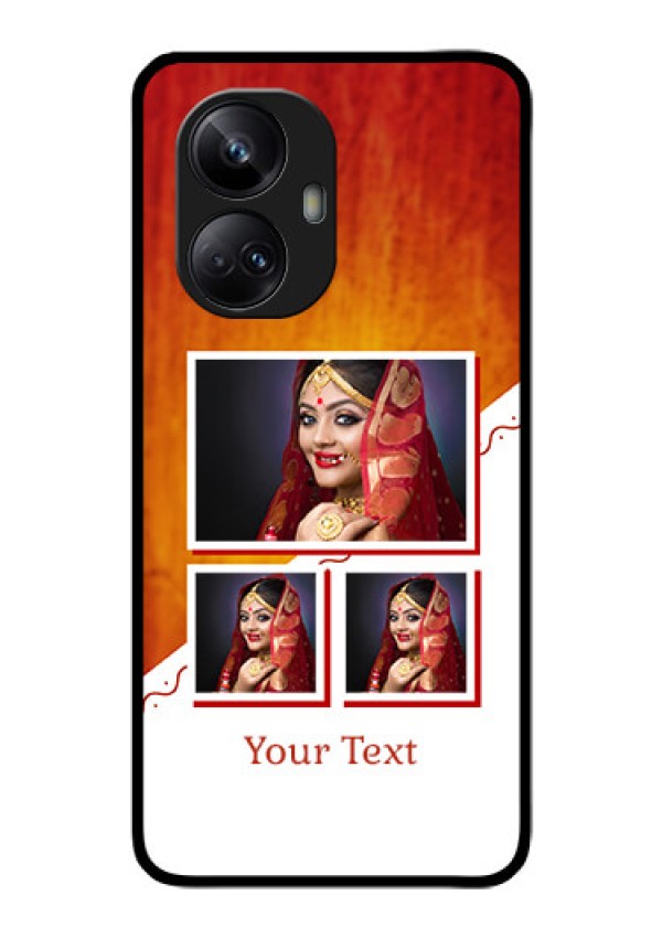 Realme 10 Pro Plus 5G Custom Glass Phone Case - Wedding Memories Design