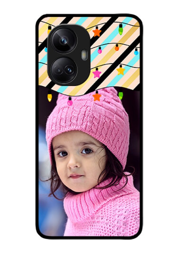 Realme 10 Pro Plus 5G Custom Glass Mobile Case - Lights Hanging Design