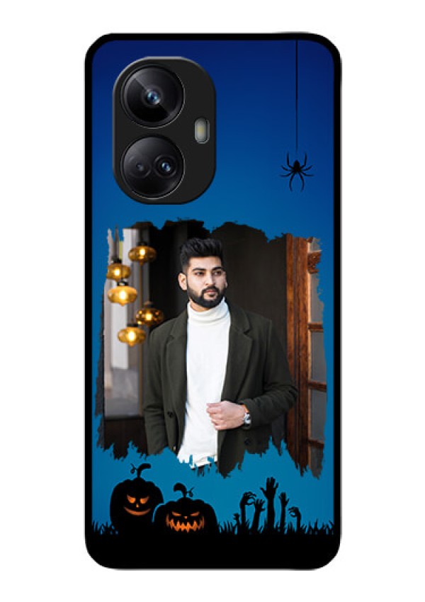 Realme 10 Pro Plus 5G Photo Printing on Glass Case - with pro Halloween design