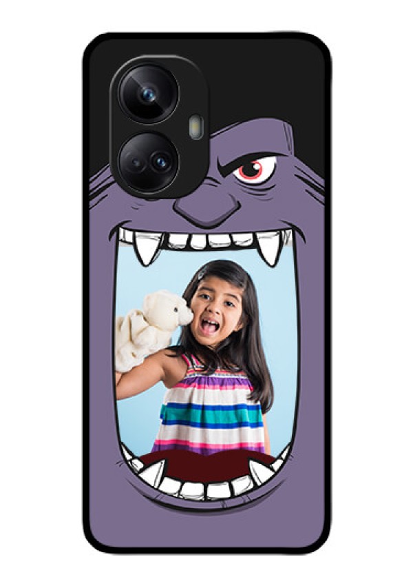 Realme 10 Pro Plus 5G Custom Glass Phone Case - Angry Monster Design