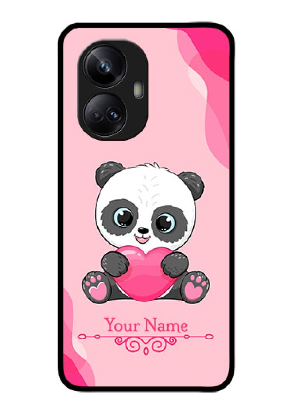 Realme 10 Pro Plus 5G Custom Glass Mobile Case - Cute Panda Design