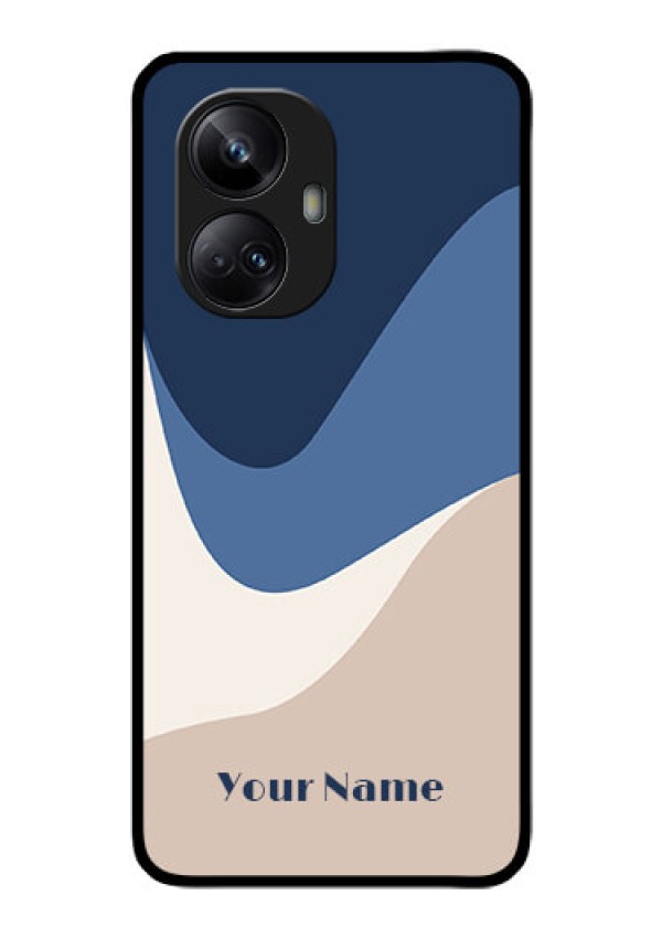 Realme 10 Pro Plus 5G Custom Glass Phone Case - Abstract Drip Art Design