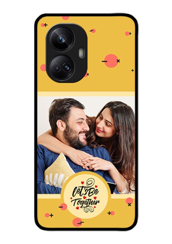 Realme 10 Pro Plus 5G Photo Printing on Glass Case - Lets be Together Design