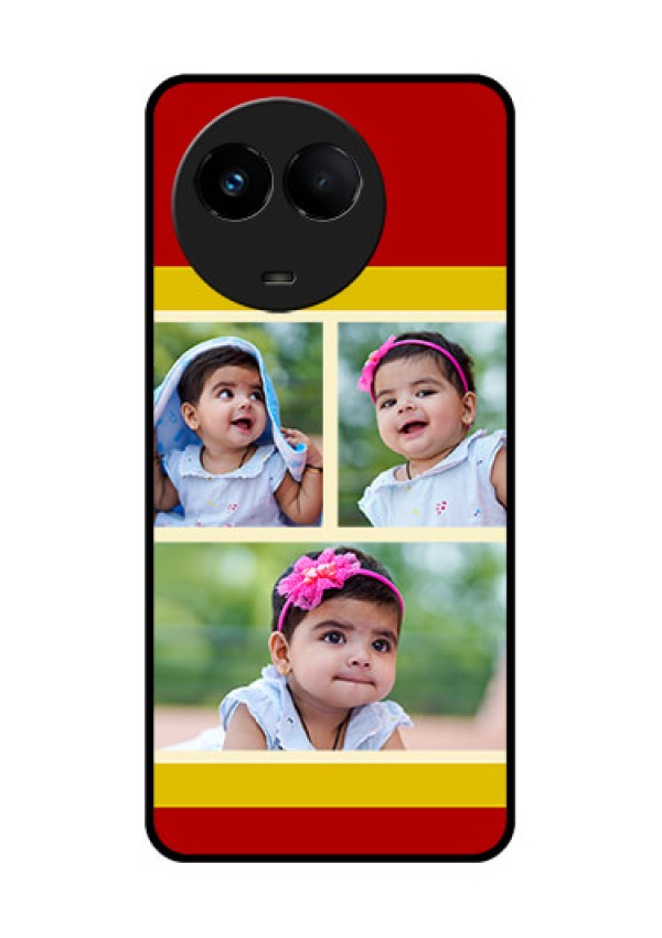 Realme 11 5G Custom Glass Mobile Case - Multiple Pic Upload Design