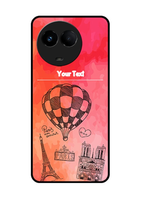 Realme 11 5G Custom Glass Phone Case - Paris Theme Design