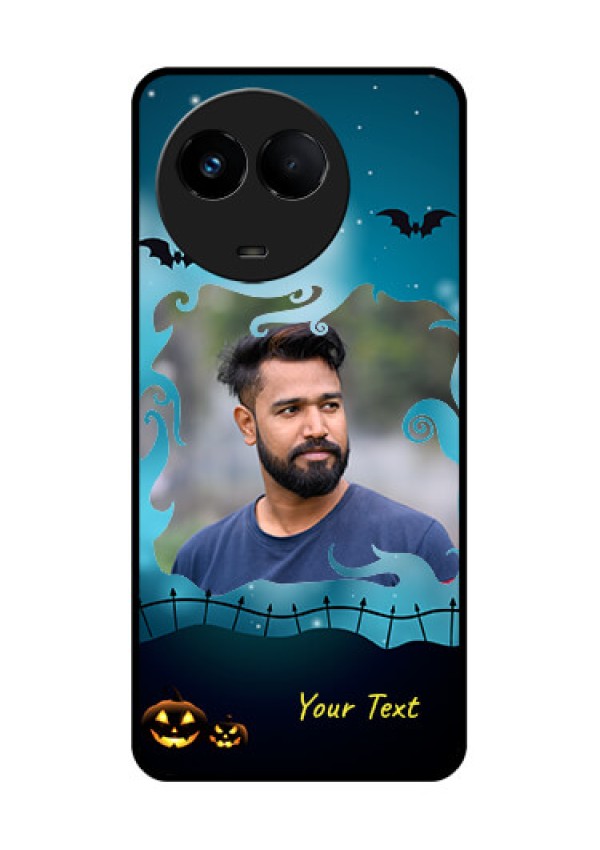 Realme 11 5G Custom Glass Phone Case - Halloween frame design