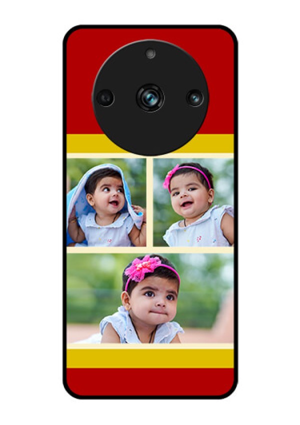 Realme 11 Pro 5G Custom Glass Mobile Case - Multiple Pic Upload Design