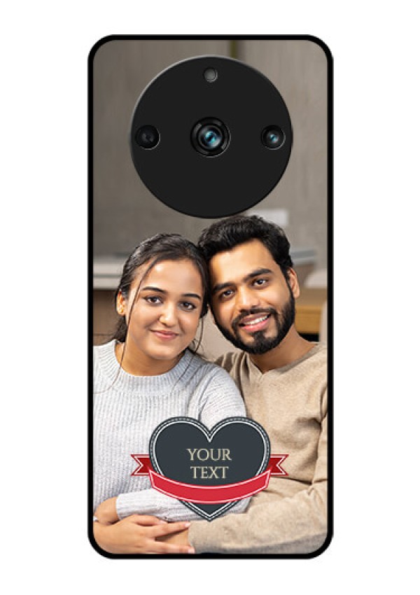 Realme 11 Pro 5G Custom Glass Phone Case - Just Married Couple Design