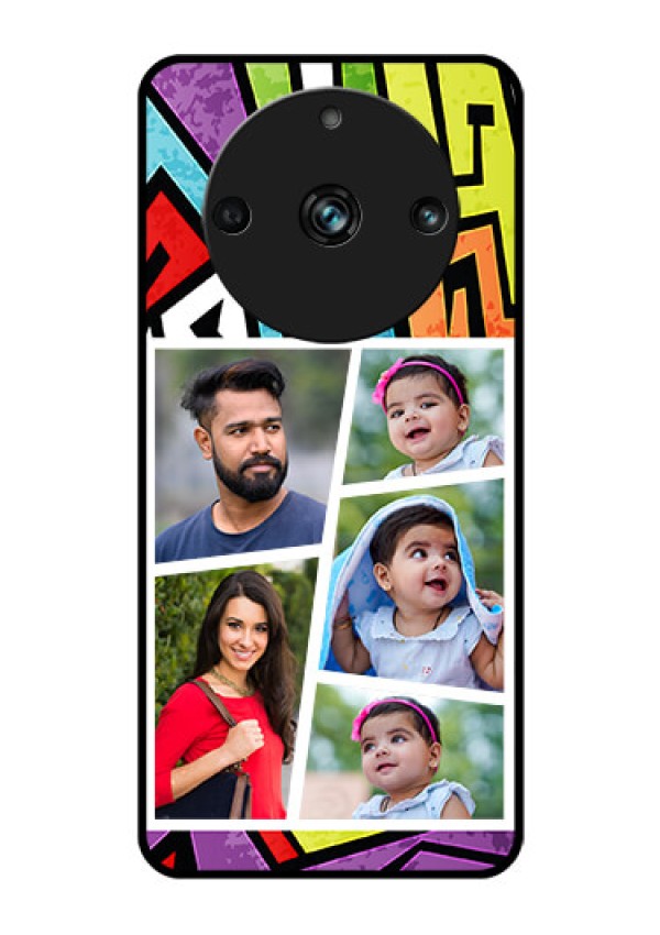 Realme 11 Pro 5G Custom Glass Phone Case - Graffiti pattern Design