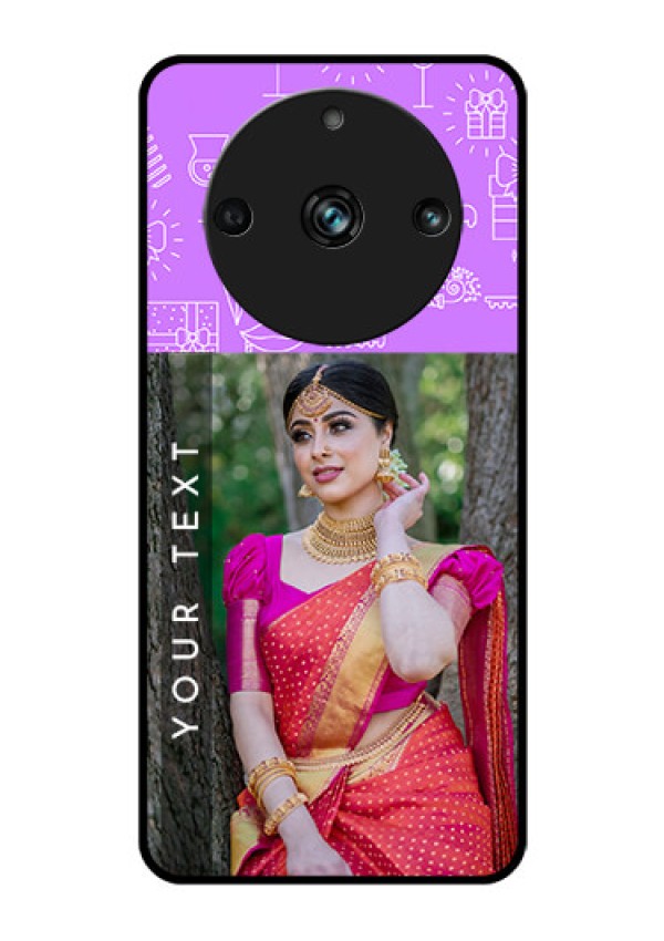 Realme 11 Pro 5G Custom Glass Mobile Case - Birthday Icons Design