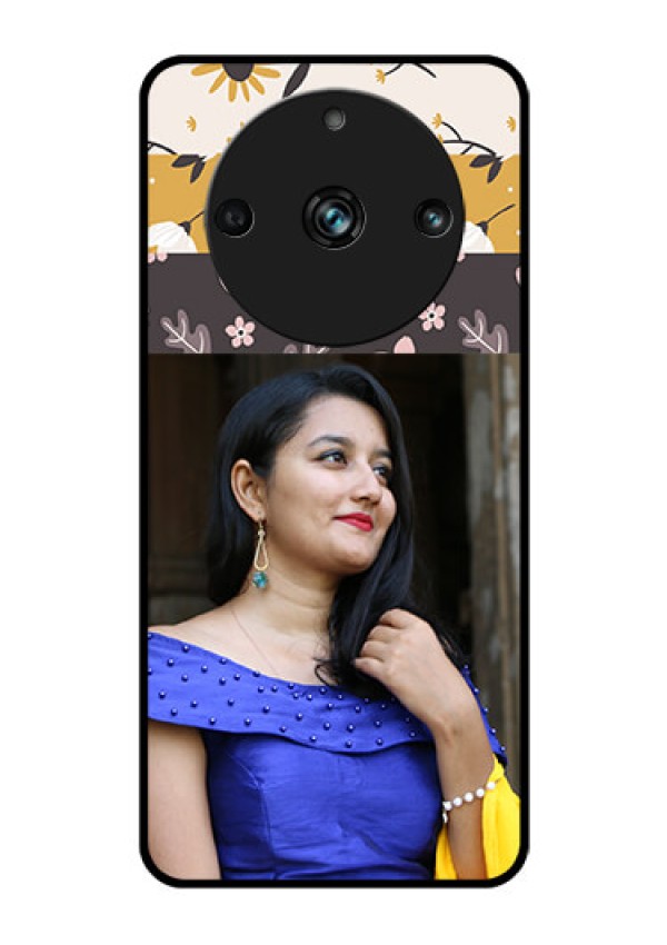 Realme 11 Pro 5G Custom Glass Phone Case - Stylish Floral Design