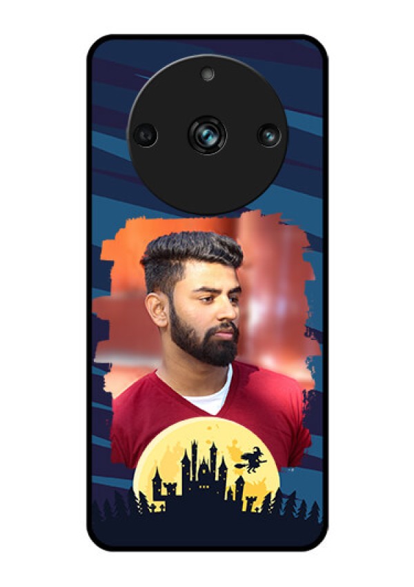 Realme 11 Pro 5G Photo Printing on Glass Case - Halloween Witch Design