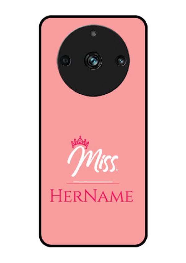 Realme 11 Pro 5G Custom Glass Phone Case Mrs with Name