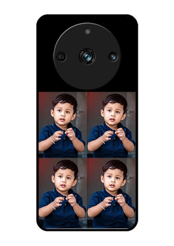 Realme 11 Pro 5G 4 Image Holder on Glass Mobile Cover