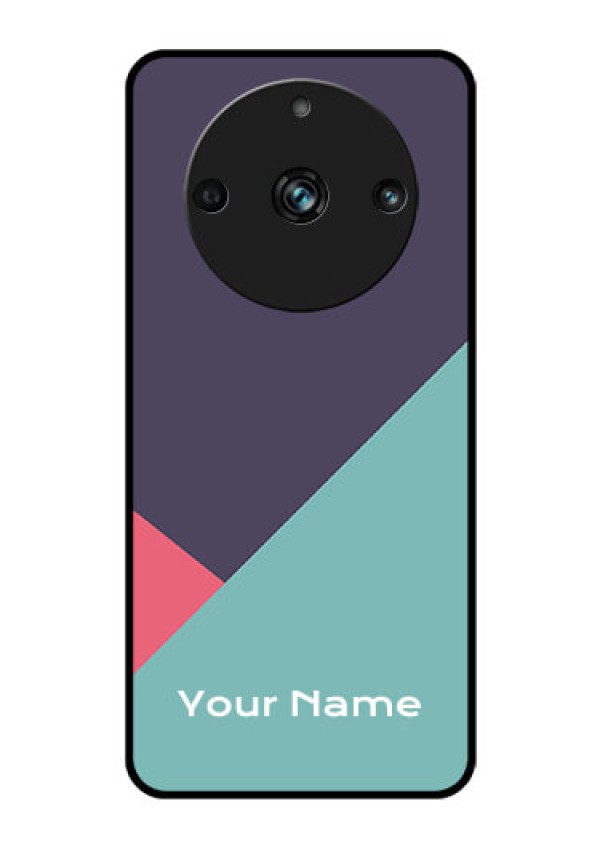 Realme 11 Pro 5G Custom Glass Mobile Case - Tri Color abstract Design