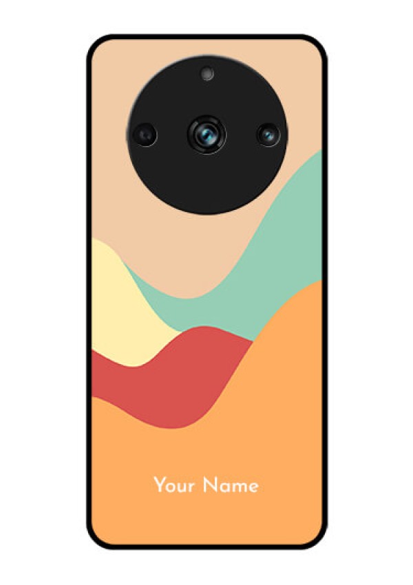 Realme 11 Pro 5G Personalized Glass Phone Case - Ocean Waves Multi-colour Design