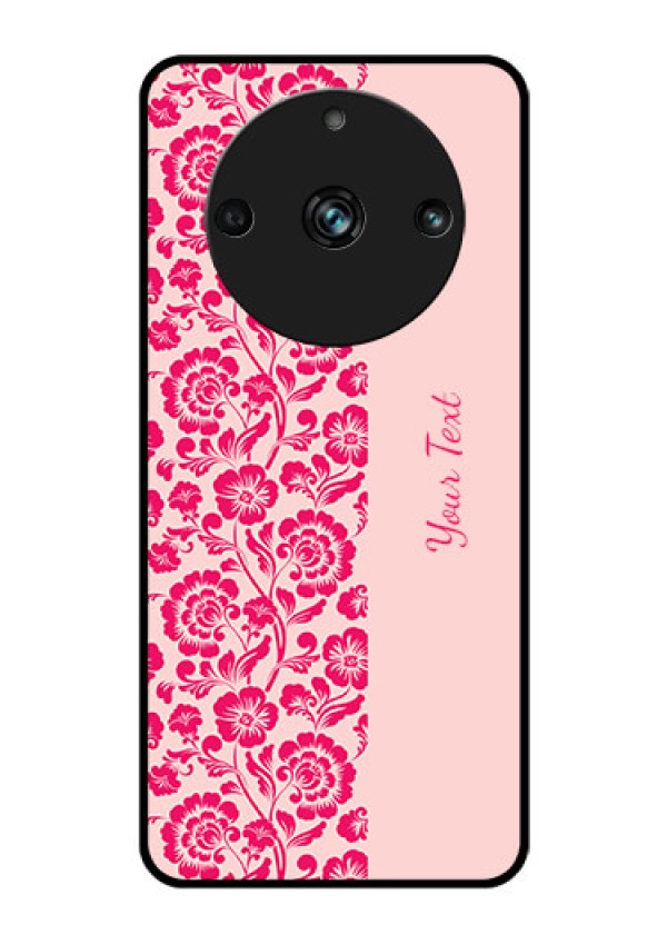 Realme 11 Pro 5G Custom Glass Phone Case - Attractive Floral Pattern Design