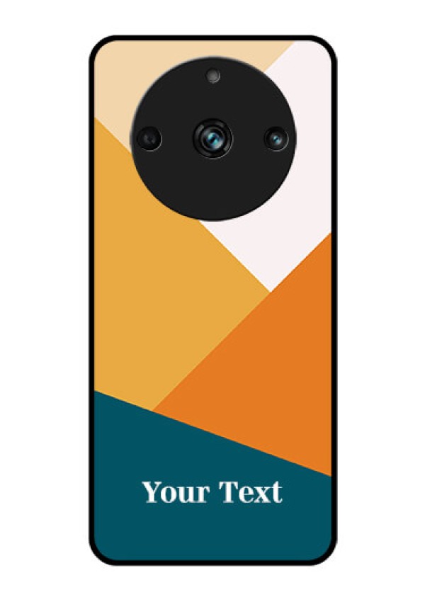 Realme 11 Pro 5G Personalized Glass Phone Case - Stacked Multi-colour Design