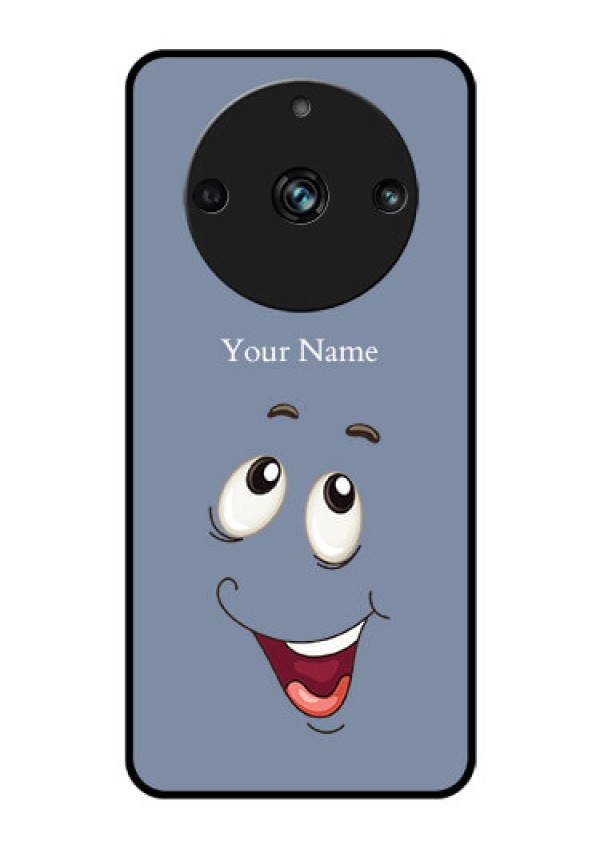Realme 11 Pro 5G Photo Printing on Glass Case - Laughing Cartoon Face Design