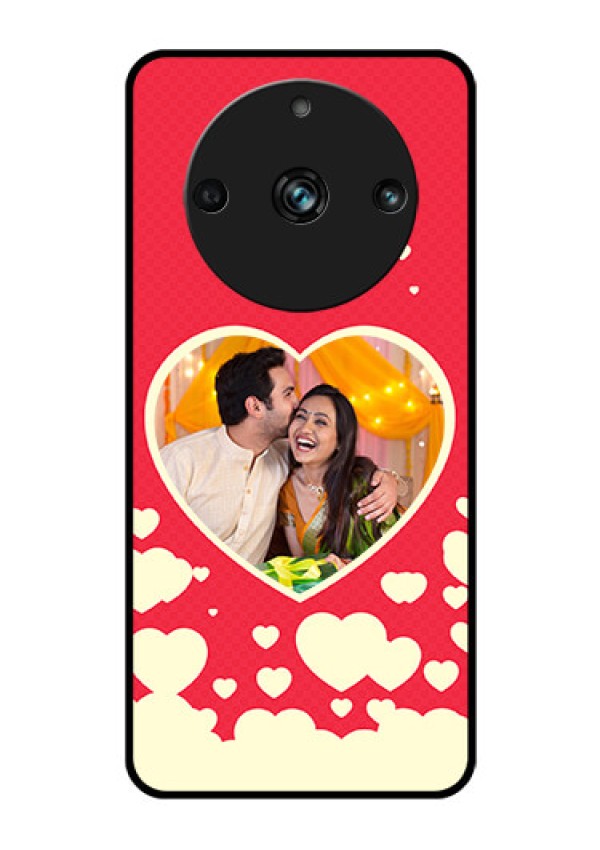 Realme 11 Pro Plus 5G Custom Glass Mobile Case - Love Symbols Phone Cover Design