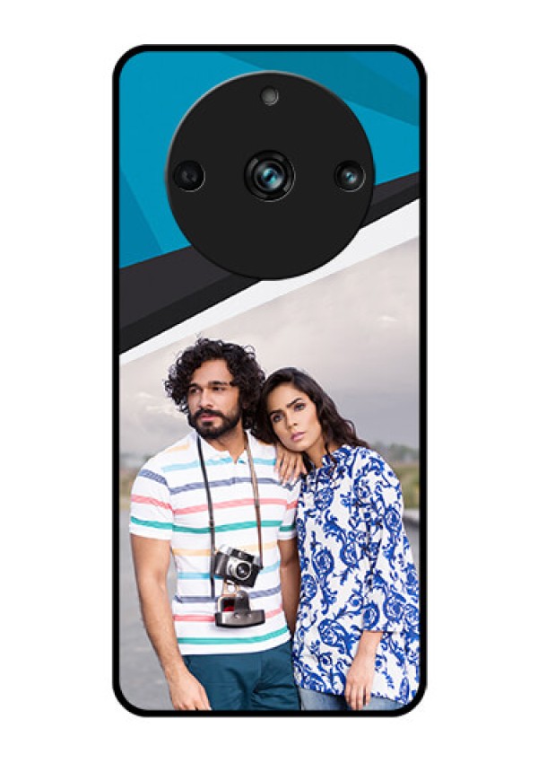Realme 11 Pro Plus 5G Photo Printing on Glass Case - Simple Pattern Photo Upload Design