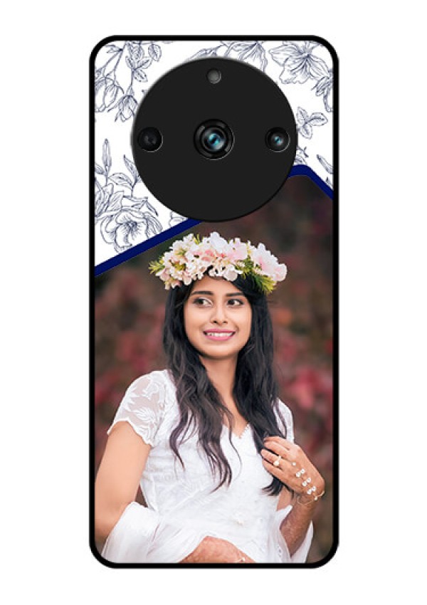 Realme 11 Pro Plus 5G Personalized Glass Phone Case - Premium Floral Design