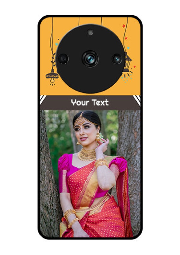 Realme 11 Pro Plus 5G Custom Glass Mobile Case - with Family Picture and Icons