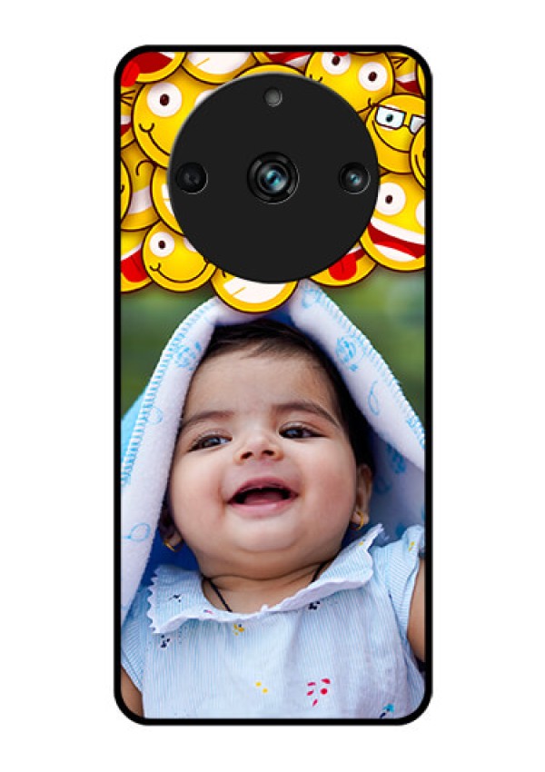 Realme 11 Pro Plus 5G Custom Glass Mobile Case - with Smiley Emoji Design