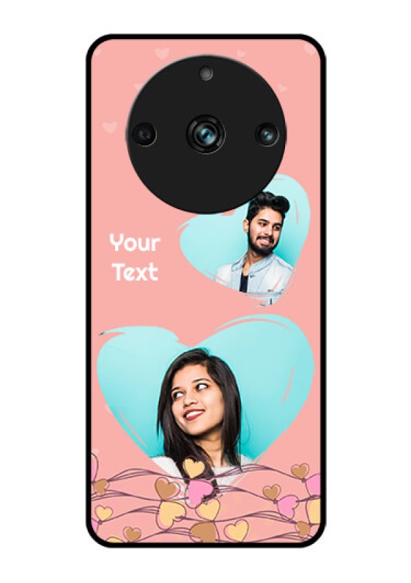 Realme 11 Pro Plus 5G Custom Glass Mobile Case - Love Doodle Design
