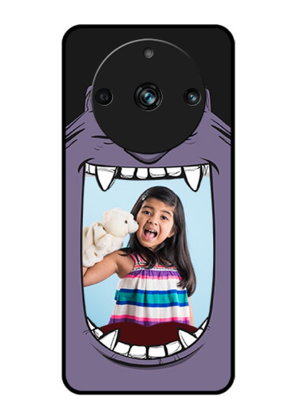 Realme 11 Pro Plus 5G Custom Glass Phone Case - Angry Monster Design