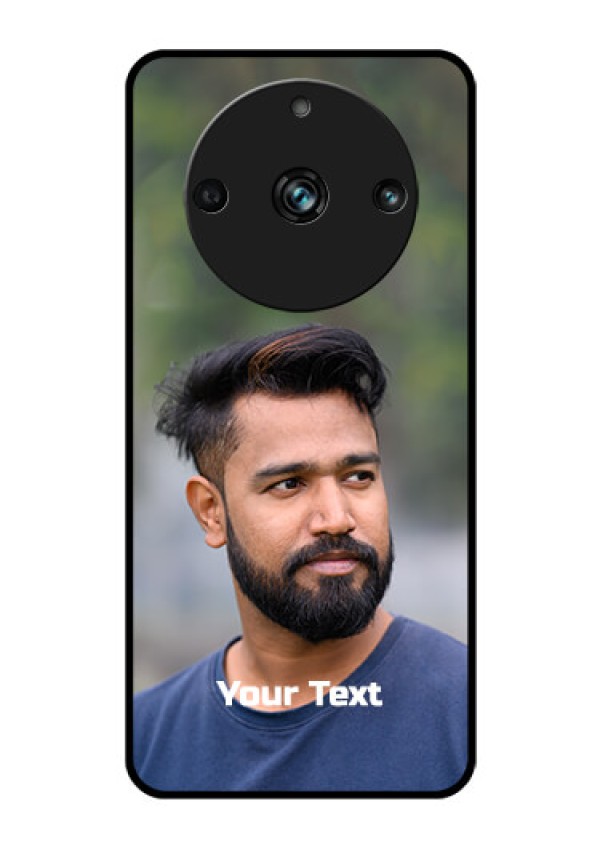 Realme 11 Pro Plus 5G Glass Mobile Cover: Photo with Text