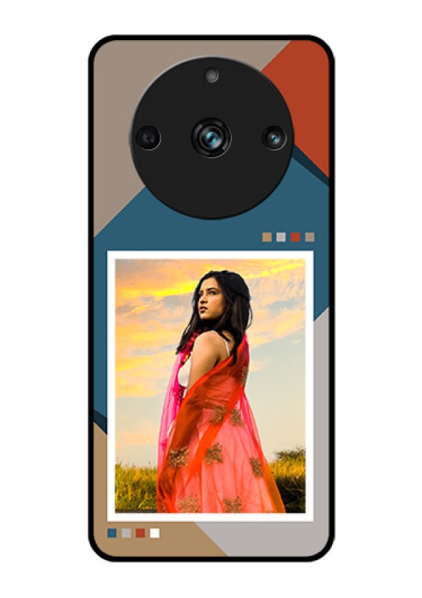 Realme 11 Pro Plus 5G Personalized Glass Phone Case - Retro color pallet Design