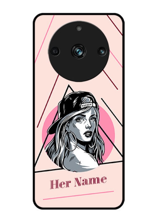 Realme 11 Pro Plus 5G Personalized Glass Phone Case - Rockstar Girl Design