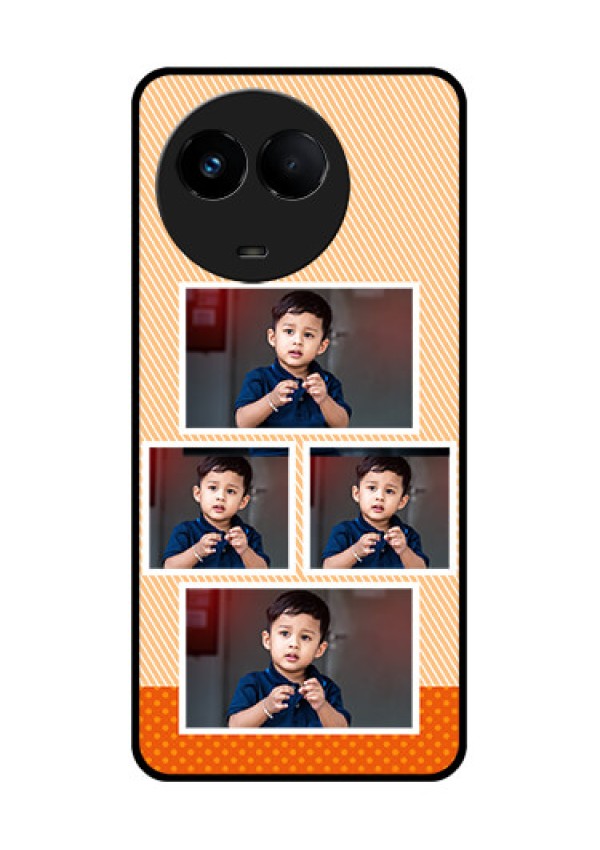 Realme 11x 5G Photo Printing on Glass Case - Bulk Photos Upload Design